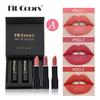 Fit Colors 3 матовых помады в упаковке, туманный бархат, яркий цвет, не прилипающий блеск для губ