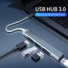FONKEN USB HUB 4 Port Otg Usb C 3.0 Splitter For Lenovo Xiaomi Macbook Pro Charge Data Transfer Metal Cable Extender for Usb Devices