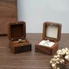 Durable Eco-friendly Wood Ring Gift Case Jewelry Display Necklace Box for Birthday