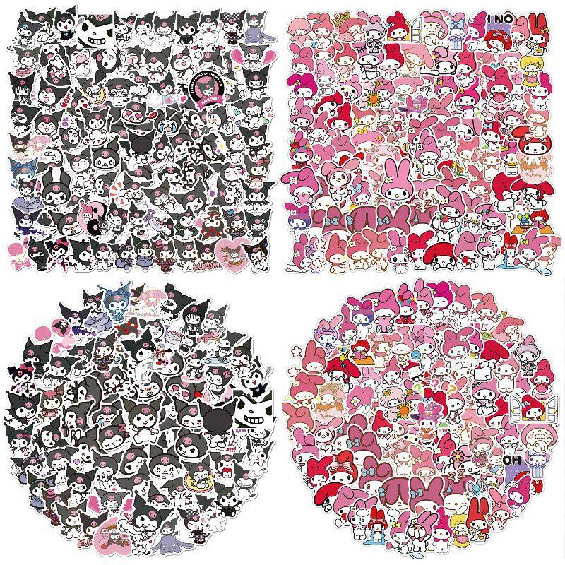 100pcs Kuromi My Melody Stickers Cute Waterproof Kawaii Decals For Luggage And More
