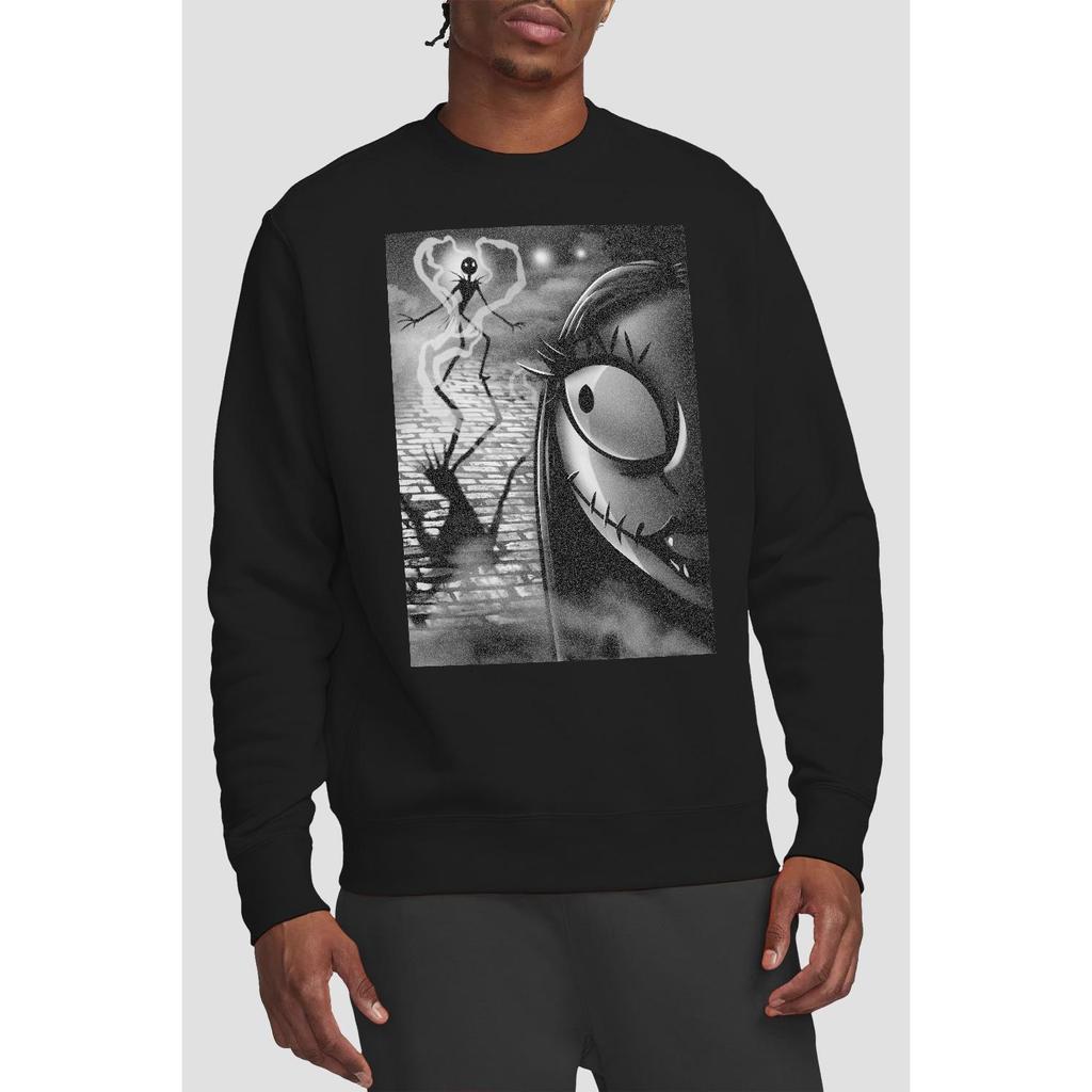 Кошмар перед Рождеством Унисекс Взрослый Свитшот с крупным планом Салли