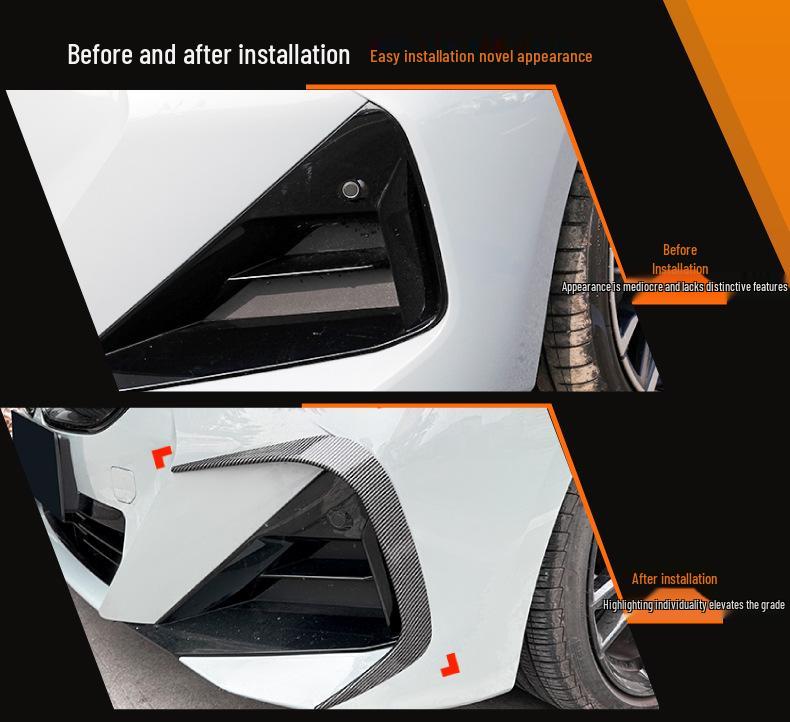 BMW 2 серии G42 M Sport 2022+ Наклейка на передний спойлер Аксессуар для модификации