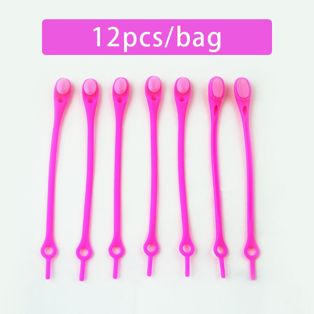 № 8, 12 шт., эластичные силиконовые шнурки без завязок, эластичные шнурки, кроссовки для взрослых и детей, ленивые шнурки для обуви, резиновые Zapatillas