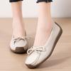 Women's Loafers Leather Driving Moccasins Comfort Flats Casual Slip On Walking Minimalist Shoes for Mother
