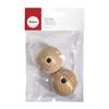 Wooden Balls - sct.-LS - 45mm - 8mm Bore - 2 Pieces - Beige