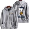 New Zipper Hoodie Men's and Women's Fashion Cardigan Zipper Sweatshirt Hip Hop