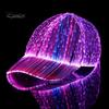 LED Hat Light Up Baseball Cap Flash Glow Hat USB Rechargeable Hip-Hop Luminous Hat Halloween Flashing Cap for Party Disco Bar