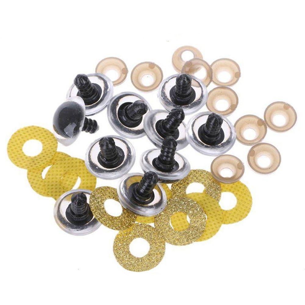 Plastic Safety Eyes Stuffed Toys Doll Making Eyes 3D Glitter Eyes 3D Doll Eyes Plush Toys Eyes