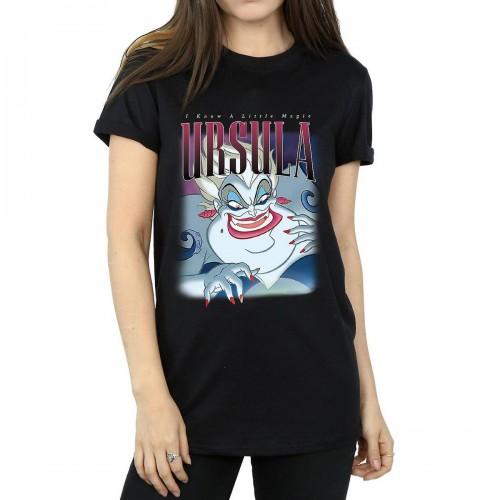 The Little Mermaid Womens/Ladies Ursula Montage Cotton Boyfriend T-Shirt