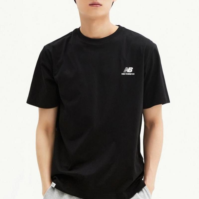 New Balance Футболка унисекс с коротким рукавом и логотипом для пары Nbnee21013