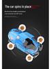 Electric Stunt Car: Colorful Music Lights, 4-Wheel Rotation, Auto Door Transform