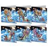 4/6/8/12pcs DIY Diamond Painting Greeting Card Set Diamond Art Handmade Cards for Xmas Birthdays Thanksgiving & Special Occasion