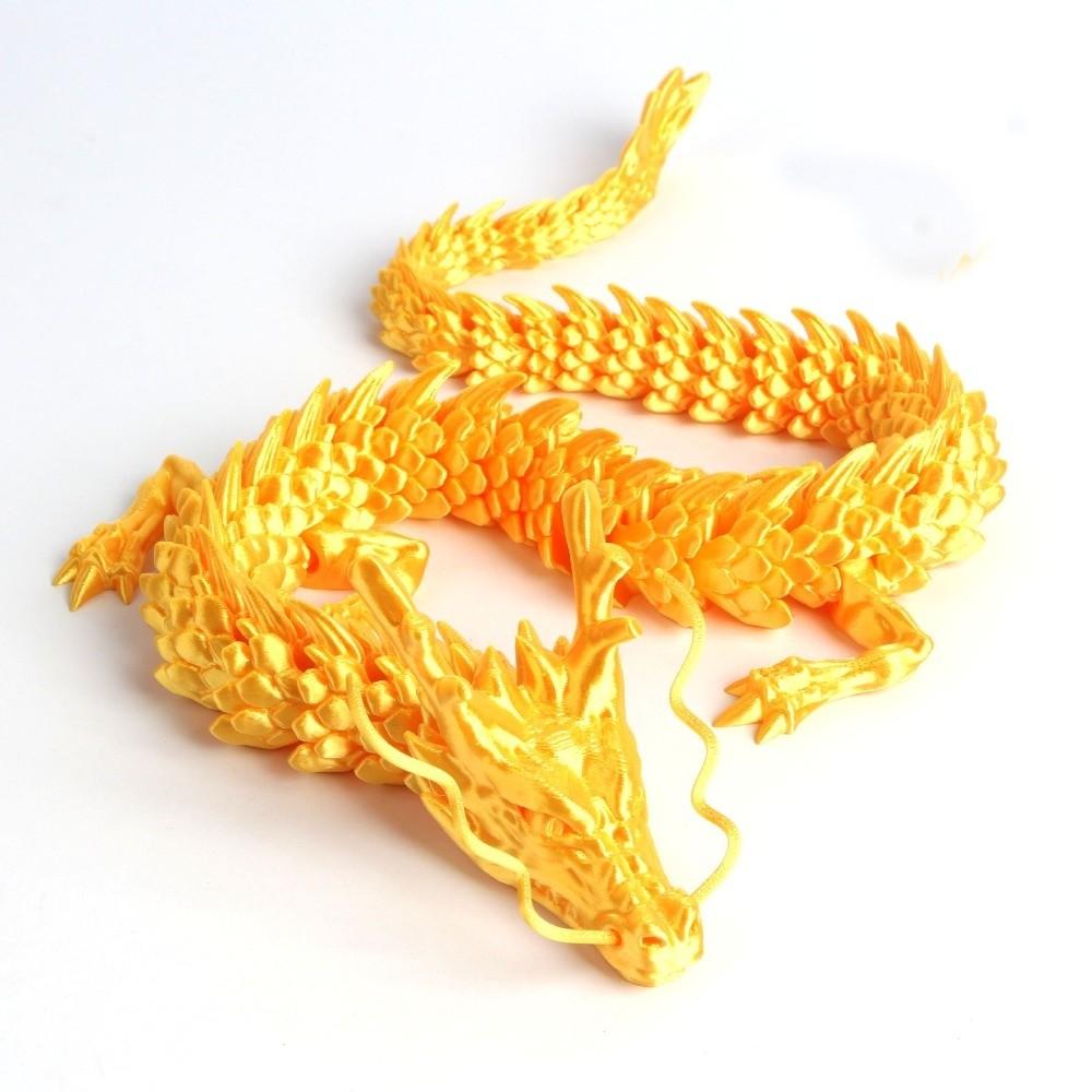 Movable Wings 3D Printed Dragon 45cm Chinese Dragon Ornaments Landscaping Decoration