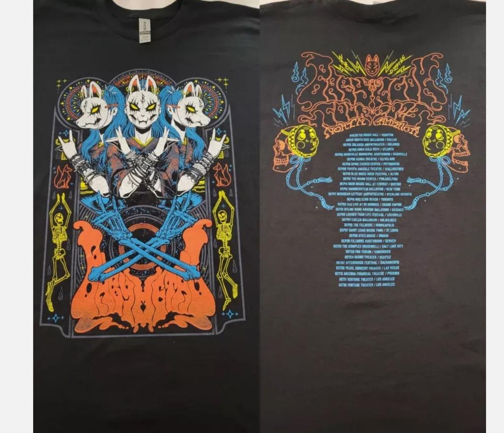 Babymetal US Tour Shirt Babymetal Tshirt Babymetal Tour Shirt
