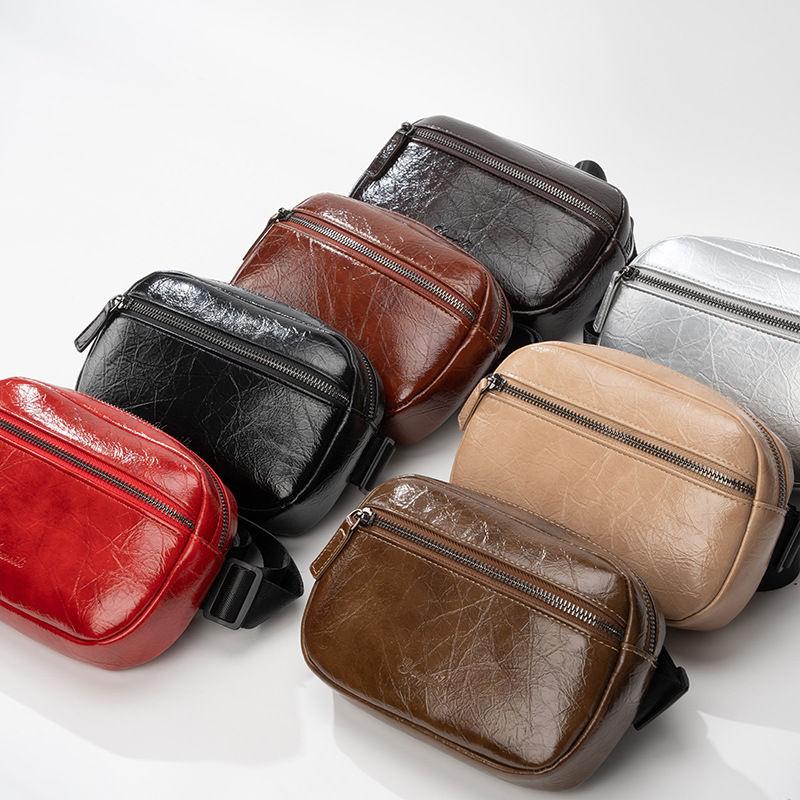 Adjustable Waist Bags Vintage Design Phone Bag Artificial Leather Square Purse