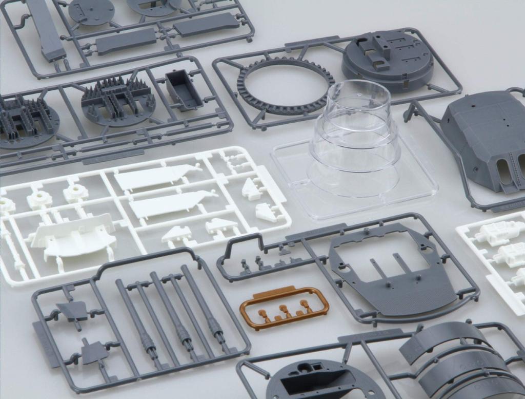 Fujimi Model Equipment Series Battleship Yamato Type 94 46 см тройная главная башня с цветовой кодировкой пластиковая модель Equipment 1 1/200 № 1