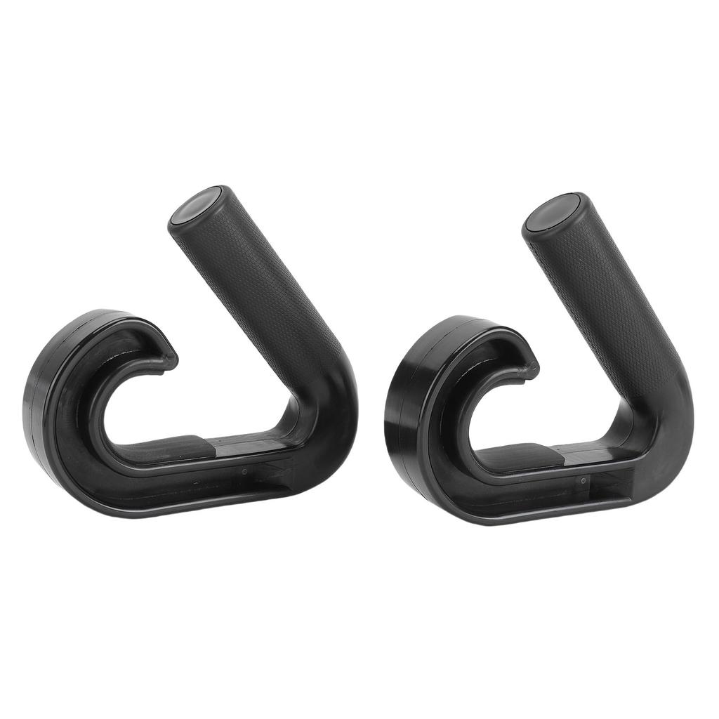 2 Pcs Neutral Grip Handles for Pull Up Non Slip Ergonomic Portable Hooks for Barbell Home Gym Fitness Strength Training