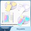 Набор палитр из нержавеющей стали для нейл-арта и макияжа для тональной основы и теней для век