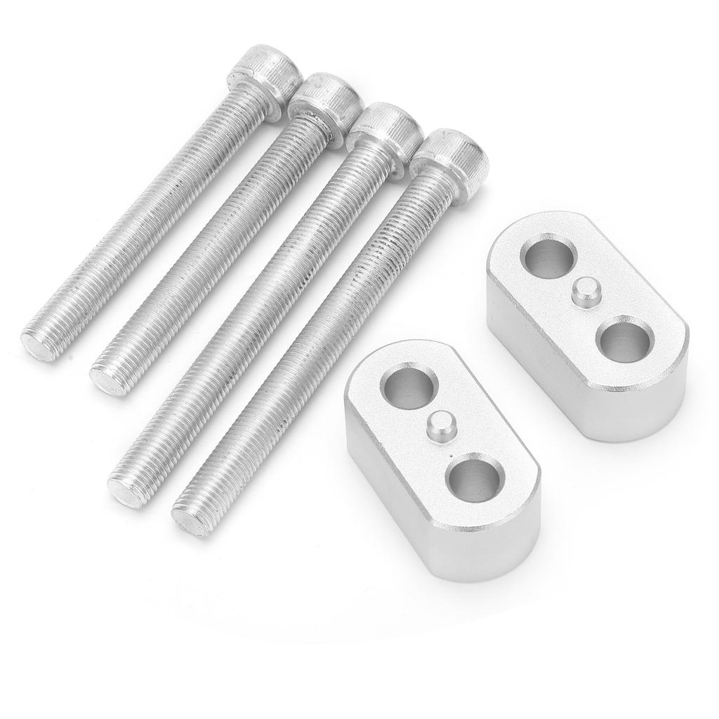 Motorbike Handlebar Riser Mount Aluminium Alloy Replacement for TRIUMPH TIGER 900 RALLY PRO GT 2020Silver