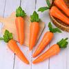 Пасхальная искусственная морковь, искусственная реалистичная имитация, пенопластовая морковь, весенние поддельные овощи для дома, фермы, вечеринки, поделки своими руками, украшение стола