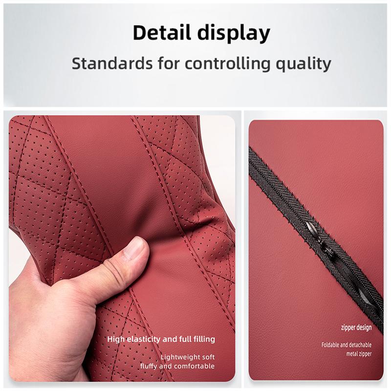 AQL1 Car Seat Headrest Neck Pillow Waist Cushion Accessories For Honda Civic Fit Accord City Vezel CR-V S660 Odyssey HR-V Insight