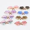 Mini Plush Doll Accessories Glasses Clothes Cute Heart Frame Plush Doll Eyeglasses For 20cm Dolls