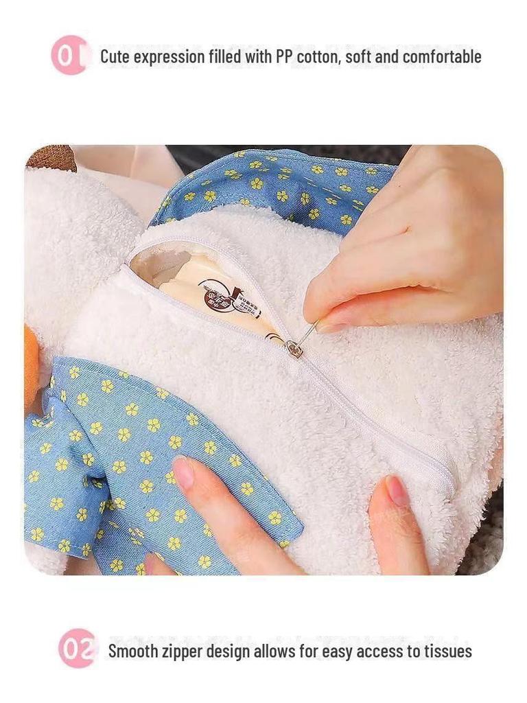 Держатель салфеток в виде утки для автомобиля - органайзер для салфеток на солнцезащитный козырек или подлокотник