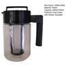 Cold Brew Coffee Maker Kettle with Filter Handle Design Airtight Seal Leak-Resistant Iced Coffee Tea Maker Kettle