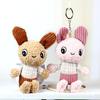 Adorable Bunny Plush Toy Keychain Small Rabbit Stuffed Animal Cute Bag Charm Gift
