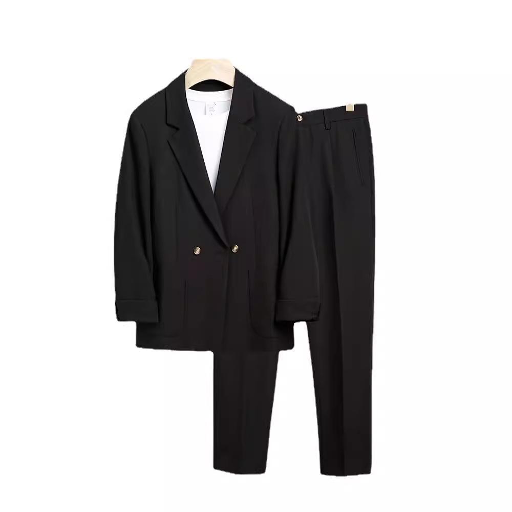 Мужской высококачественный свободный пиджак в корейском стиле — красивый, стильный, зрелый дизайн для весны и лета