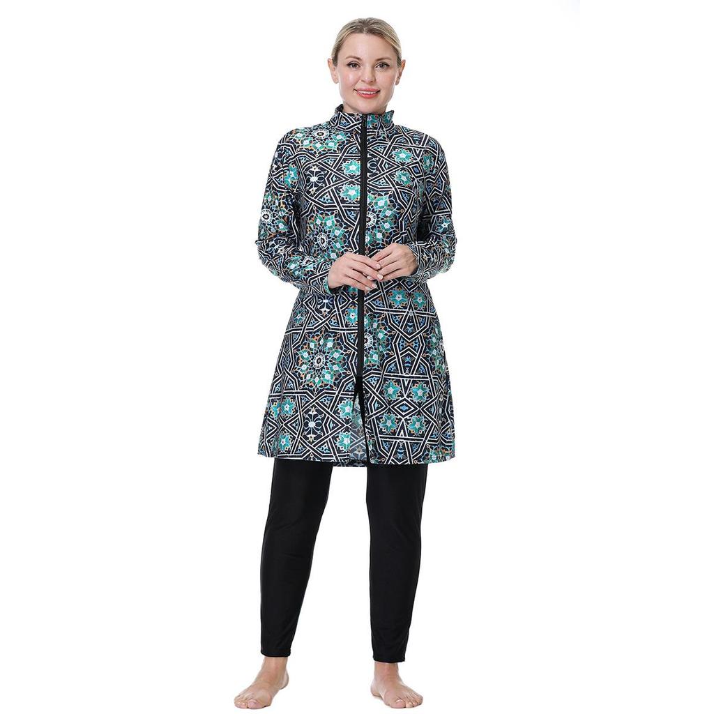 Свободный скромный купальник большого размера для женщин, H1024