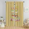 Тюль для спальни Sumikko Gurashi Современные шторы для гостиной 2 шт. Разделение домашнего интерьера Шторы Украшения на Хэллоуин