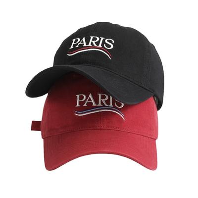 Новая вышитая парижская однотонная английская уличная шляпа с утиным язычком женская парная однотонная модная бейсбольная кепка мужская