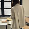 Women's Button Slim Casual Drape Business Blazer Suit Jacket Trend Coat Outwear