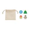 MidOcean Christmas Eraser Set (Pack of 4)