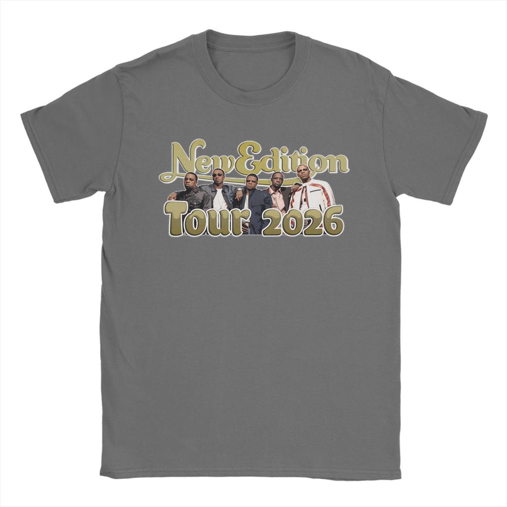 Новая футболка EEditions Way Tour 2026 Летняя Харадзюку Футболки Унисекс Чистый Хлопок Круглый Вырез Одежда Короткий Рукав Винтажная Футболка