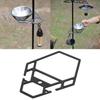 Stainless Outdoor Picnics Cutlery Pot Pan Hanger Shelf Table Plate Holder Camping Hanging Rack Desktop Lantern Rod Stand