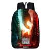 Стильный рюкзак Годзилла против Кинг-Конга для студентов с мультяшными узорами и регулируемыми лямками
