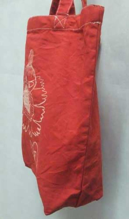 Moomin Garment Dye Tote Retro Hana Red M Size