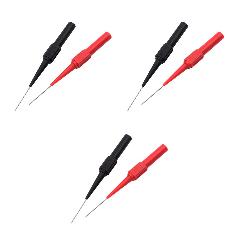 2-10 шт. Диагностические инструменты Мультиметр Измерительный провод Удлинитель Пробники с игольчатым наконечником для прокалывания изоляции Автоинструменты Автомобильный комплект Машина 0,7 мм