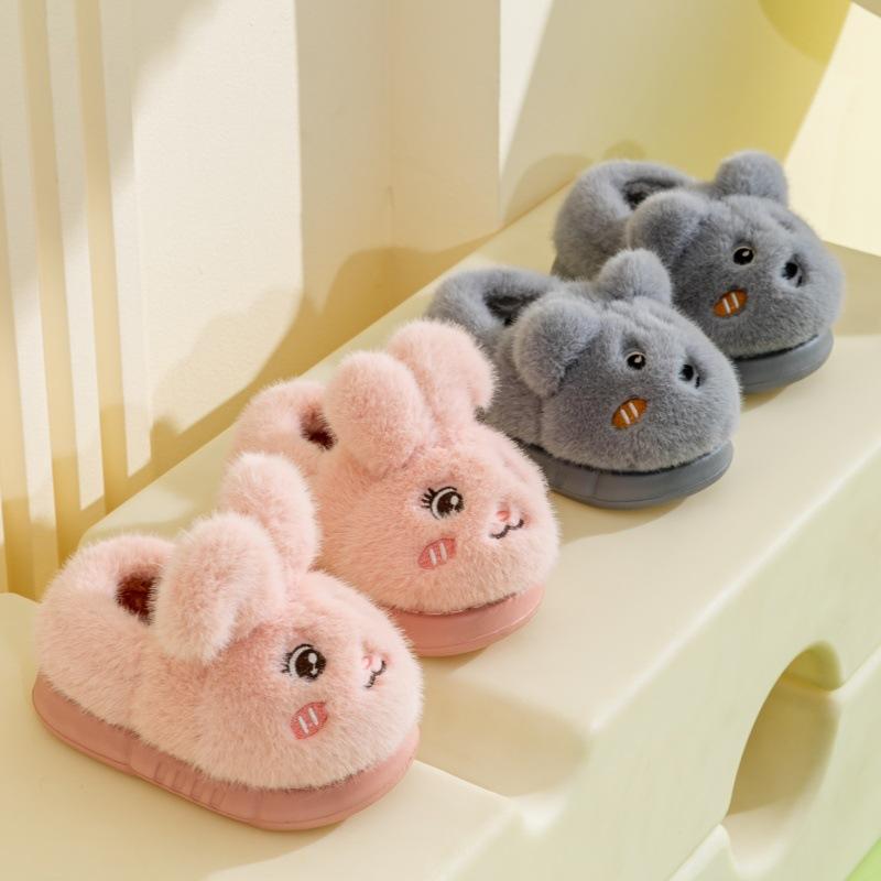 2024 Осень Зима Детская Обувь Модные Домашние Тапочки Милые Мультяшные Детские Повседневные Туфли Теплые Нескользящие Туфли Sandalias De Mujer