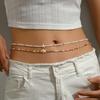 2 Pcs/ Set Starfish Bikini Belly Chain Body Jewelry Body Chain Jewelry Bead Waist Chain  Beach