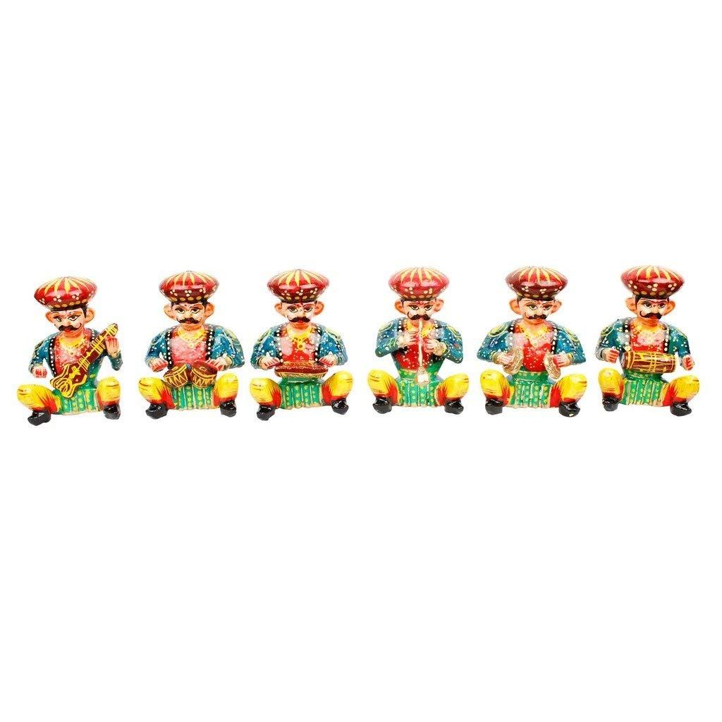 Wood Musician Bawla Toy Set, Standard, Multicolour, 6 Piece.