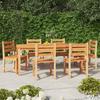 VidaXL 7-piece Garden Dining Set Solid Teak Wood, Garden Furniture, Outdoor Furniture 3157191