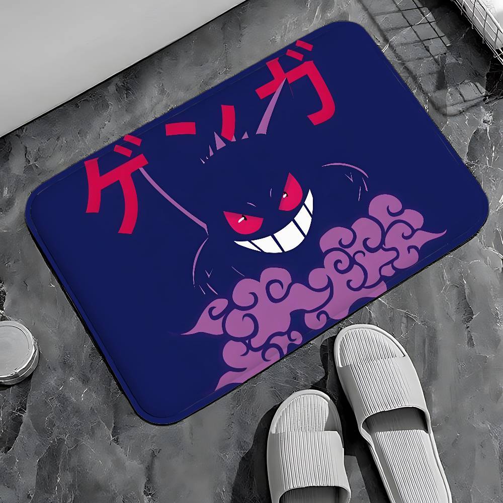 T-gengar-S-pokemonS Entry Door Floor Mat Festive Decorations Carpet Bathroom Anti-slip Mat Entrance Doormat