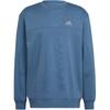 Logo Long Sleeve Crew Neck Sweatshirt Men Sweatshirt Gray Blue HM7893