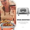 Stainless Steel Chafing Dish Food Tray Practical Catering Warming Trays Metal Pot Pans  Dining