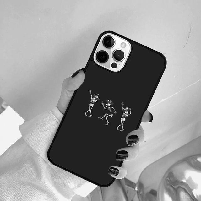 Эстетичный Чехол-Броня Скелет Для iPhone 17 Air 15 Pro MAX 16 Plus 14 12 11 13 Coque