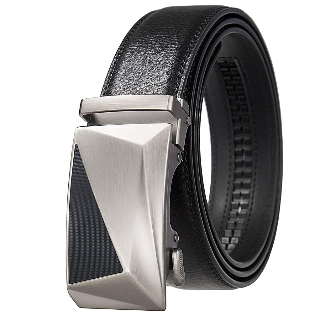 Ремень мужской, ремень с автоматической пряжкой, мужской ремень повседневный ремень Ly36-24983-1