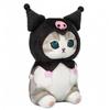mofu'sand x San'rio Characters Collaboration Big Plush Toy Approx. 22cm (Kuromi)